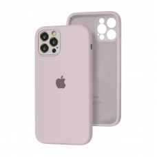 Силиконовый чехол с закрытой камерой Apple Silicone Case для iPhone 12 Pro Max Lavender