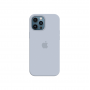 Силиконовый чехол c закрытым низом Apple Silicone Case для iPhone 12 Pro Max Mist Blue