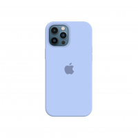 Силиконовый чехол c закрытым низом Apple Silicone Case для iPhone 12 Pro Max Lilac