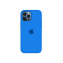 Силиконовый чехол c закрытым низом Apple Silicone Case для iPhone 12 Pro Max Royal Blue
