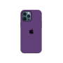 Силиконовый чехол c закрытым низом Apple Silicone Case для iPhone 12 Pro Max Purple