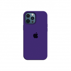 Силиконовый чехол c закрытым низом Apple Silicone Case для iPhone 12 Pro Max Ultra Violet