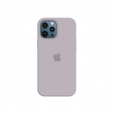 Силиконовый чехол c закрытым низом Apple Silicone Case для iPhone 12 Pro Max Lavender
