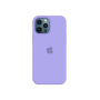 Силиконовый чехол c закрытым низом Apple Silicone Case для iPhone 12 Pro Max Violet