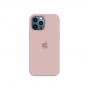 Силиконовый чехол c закрытым низом Apple Silicone Case для iPhone 12 Pro Max Pink Sand