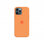 Силиконовый чехол c закрытым низом Apple Silicone Case для iPhone 12 Pro Max Papaya