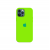 Силиконовый чехол c закрытым низом Apple Silicone Case для iPhone 12 Pro Max Juicy Green