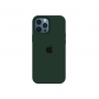 Силиконовый чехол c закрытым низом Apple Silicone Case для iPhone 12 Pro Max Forest Green