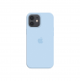 Силиконовый чехол c закрытым низом Apple Silicone Case для iPhone 12 Sky Blue