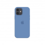 Силиконовый чехол c закрытым низом Apple Silicone Case для iPhone 12 Ocean Blue