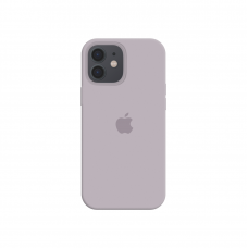 Силиконовый чехол c закрытым низом Apple Silicone Case для iPhone 12 Lavender