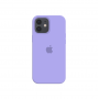 Силиконовый чехол c закрытым низом Apple Silicone Case для iPhone 12 Violet