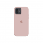 Силиконовый чехол c закрытым низом Apple Silicone Case для iPhone 12 Pink Sand