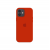 Силиконовый чехол c закрытым низом Apple Silicone Case для iPhone 12 Red