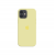 Силиконовый чехол c закрытым низом Apple Silicone Case для iPhone 12 Mellow Yellow