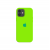 Силиконовый чехол c закрытым низом Apple Silicone Case для iPhone 12 Juicy Green