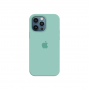 Силиконовый чехол c закрытым низом Apple Silicone Case для iPhone 12 Pro Marine Green