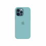 Силиконовый чехол c закрытым низом Apple Silicone Case для iPhone 12 Pro Sea Blue