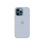 Силиконовый чехол c закрытым низом Apple Silicone Case для iPhone 12 Pro Mist Blue