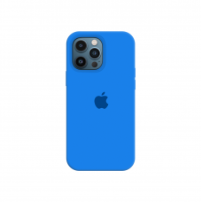 Силиконовый чехол c закрытым низом Apple Silicone Case для iPhone 12 Pro Royal Blue