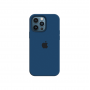 Силиконовый чехол c закрытым низом Apple Silicone Case для iPhone 12 Pro Cobalt Blue