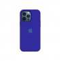 Силиконовый чехол c закрытым низом Apple Silicone Case для iPhone 12 Pro Ultra Blue