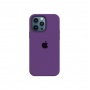 Силиконовый чехол c закрытым низом Apple Silicone Case для iPhone 12 Pro Purple