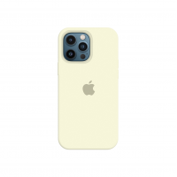 Силиконовый чехол c закрытым низом Apple Silicone Case для iPhone 12 Pro Antique White