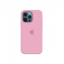 Силиконовый чехол c закрытым низом Apple Silicone Case для iPhone 12 Pro Pink