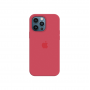 Силиконовый чехол c закрытым низом Apple Silicone Case для iPhone 12 Pro Red Raspberry