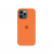 Силиконовый чехол c закрытым низом Apple Silicone Case для iPhone 12 Pro Orange