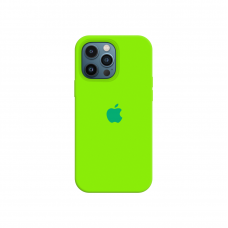 Силиконовый чехол c закрытым низом Apple Silicone Case для iPhone 12 Pro Juicy Green