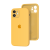 Силиконовый чехол с закрытой камерой Apple Silicone Case для iPhone 12 Yellow