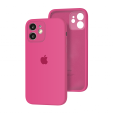 Силиконовый чехол с закрытой камерой Apple Silicone Case для iPhone 12 mini Dragon Fruit