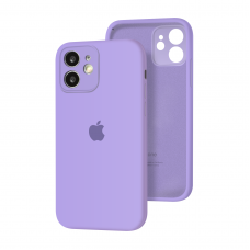 Силиконовый чехол с закрытой камерой Apple Silicone Case для iPhone 12 mini Violet