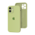 Силиконовый чехол с закрытой камерой Apple Silicone Case для iPhone 12 mini Green