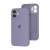 Силиконовый чехол с закрытой камерой Apple Silicone Case для iPhone 12 mini Lavender Gray
