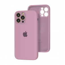 Силиконовый чехол с закрытой камерой Apple Silicone Case для iPhone 12 Pro Blueberry
