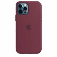 Чехол Silicone Case MagSafe для iPhone 12 PRO Plum