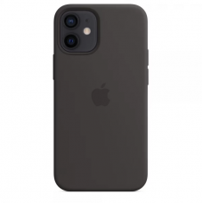 Чехол Silicone Case MagSafe для iPhone 12 Black