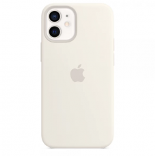Чехол Silicone Case MagSafe для iPhone 12 White