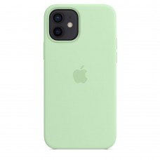 Чехол Silicone Case MagSafe для iPhone 12 Pistachio
