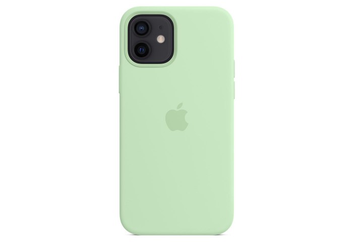 Чехол Silicone Case MagSafe для iPhone 12 Pistachio