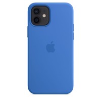 Чехол Silicone Case MagSafe для iPhone 12 Capri Blue