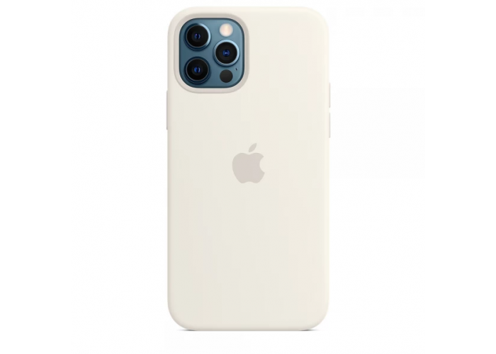 Чехол Silicone Case MagSafe для iPhone 12 PRO MAX White