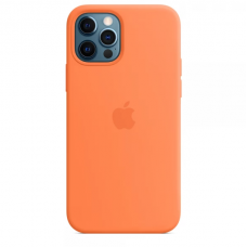 Чехол Silicone Case MagSafe для iPhone 12 PRO MAX Kumquat