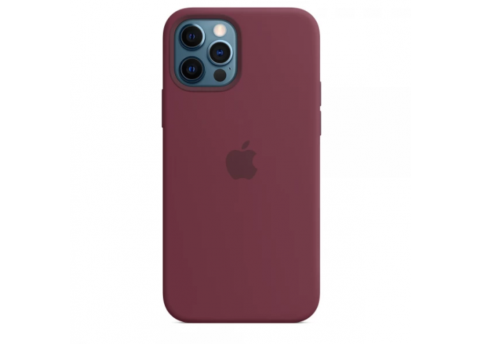 Чехол Silicone Case MagSafe для iPhone 12 PRO MAX Plum