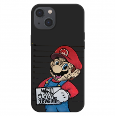 Силиконовый чехол Softmag Case Mario для iPhone 13