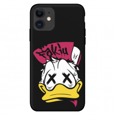 Силиконовый чехол Softmag Case Donald Duck Faki для iPhone 11
