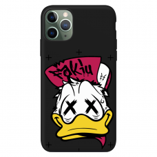 Силиконовый чехол Softmag Case Donald Duck Faki для iPhone 11 Pro Max